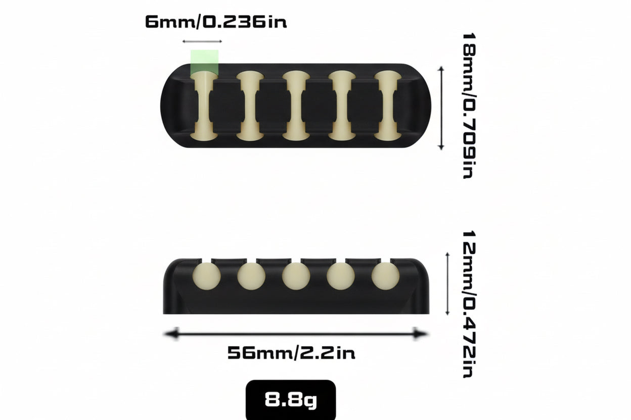 Cable Organizers; Strong Self-Adhesive Silicone