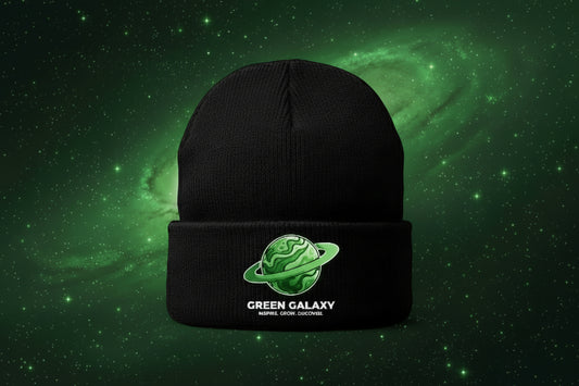 Green Galaxy Beanie | One Size Stretchable