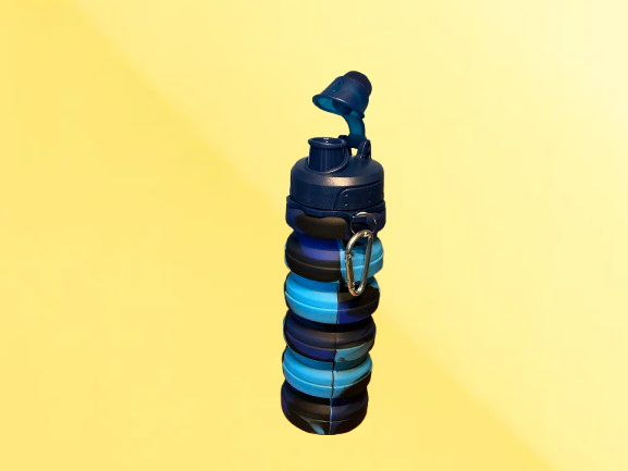 Collapsible Silicone Water Bottle Multicoloured